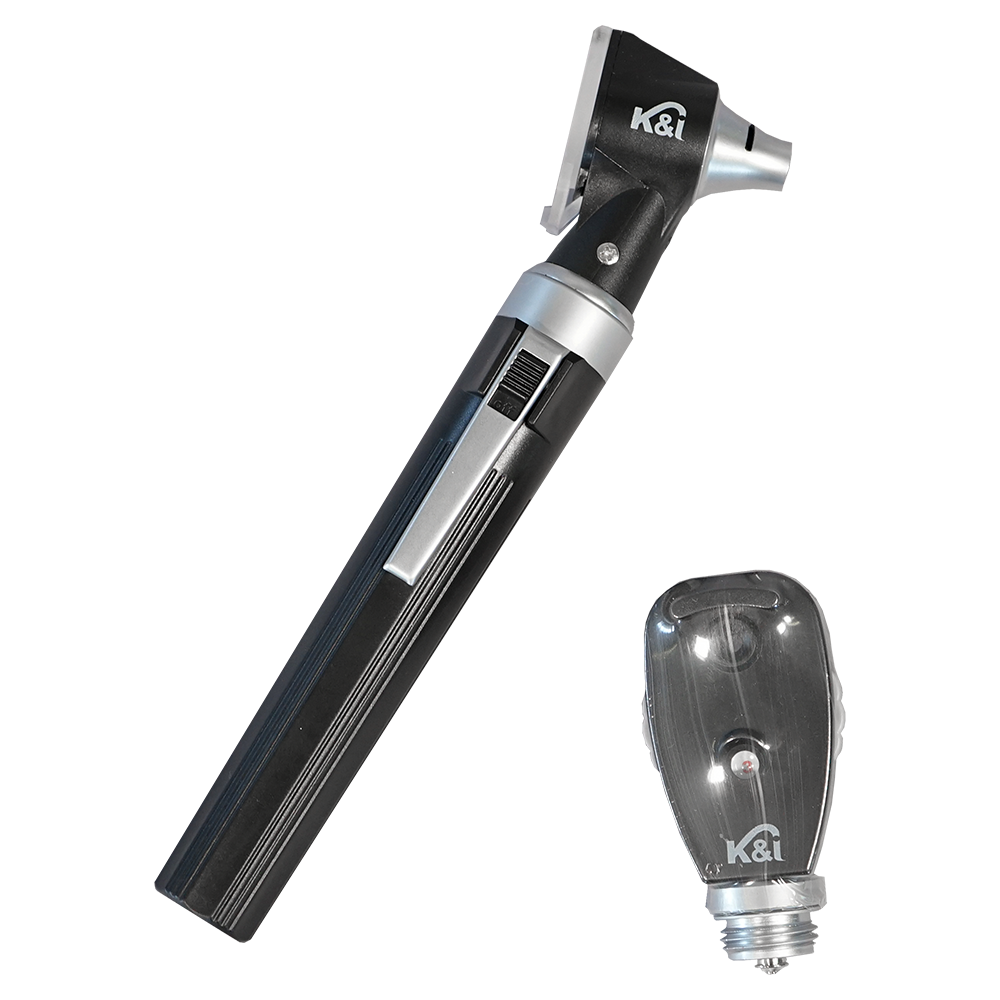 Otoscopio de 5ª generación Dr Mom LED Pro, otoscopio de tamaño completo con  nuestro mayor diámetro óptico, lente de vidrio, incluye pilas, desechable
