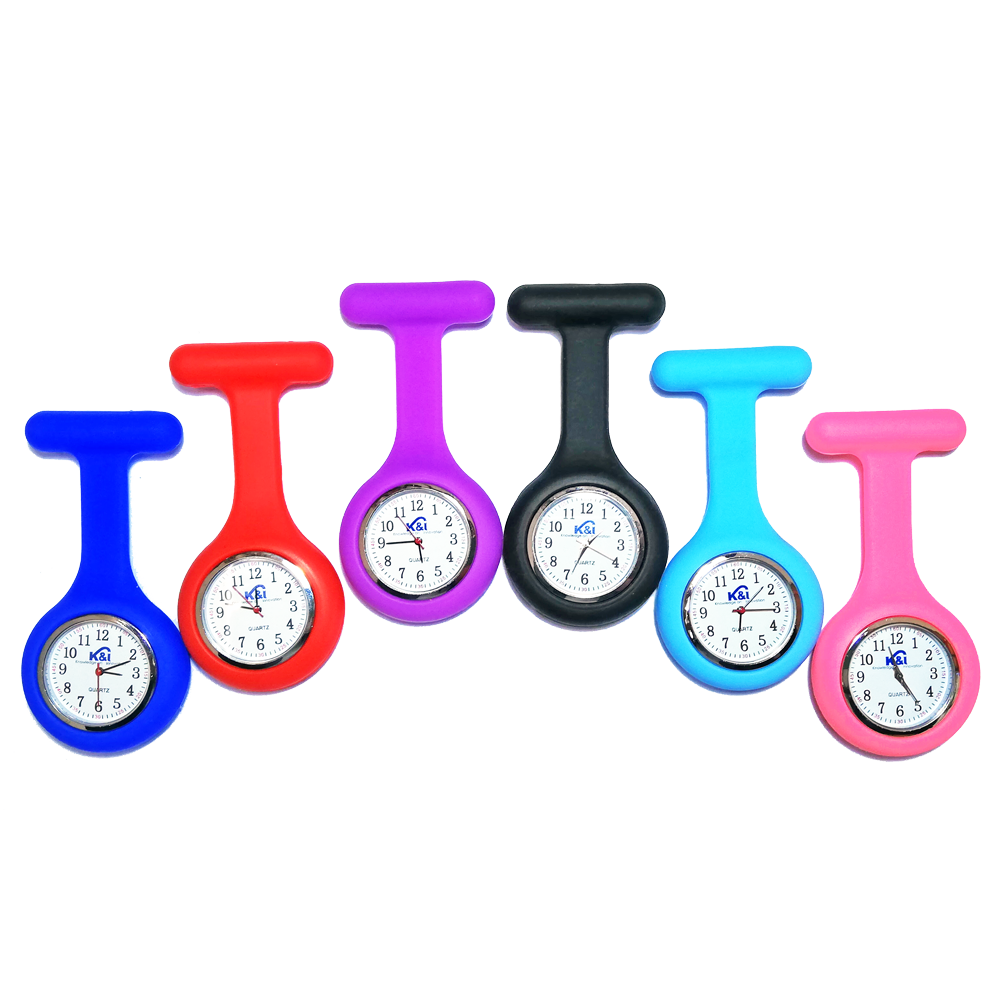 1pc Reloj Insignia Broche Reloj Colgante Reloj para enfermera reloj de pecho 